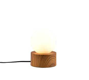 Stolová lampa Reality Countess drevodekor R59051035