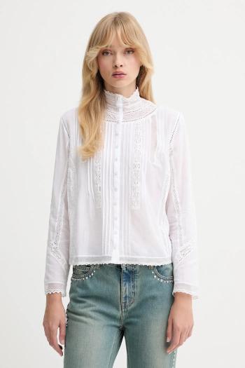 Košeľa ZADIG&VOLTAIRE biela farba, regular, WWSH02235
