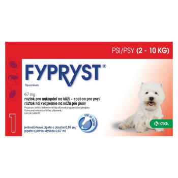 FYPRYST Spot-on pre psov  2-10 kg 0.67 ml 1 pipeta