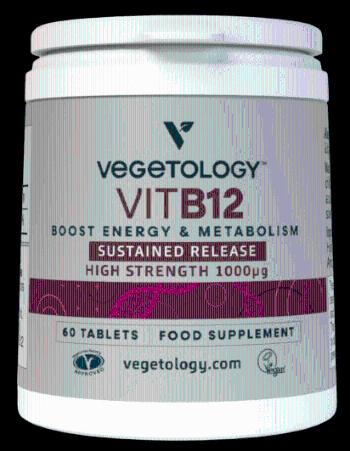 VEGETOLOGY Vitamín B12, kyanokobalamin 60 tabliet