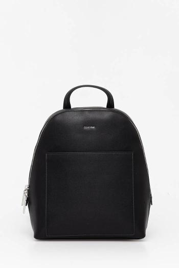 Ruksak Calvin Klein dámsky, čierna farba, malý, jednofarebný, LV04F3224G