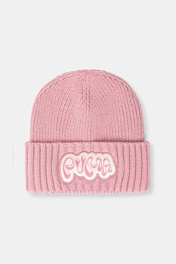 Detská čiapka Puma COMIC Mid Crown Beanie Jr ružová farba, 026558