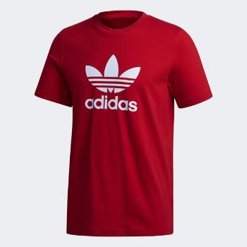 Pánské Tričko Adidas Trefoil Tee Scarlett - L