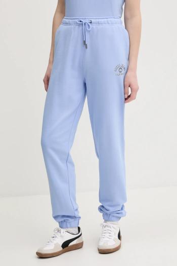 Bavlnené tepláky Guess Jeans dámske, s potlačou, W5RB63 K68I4