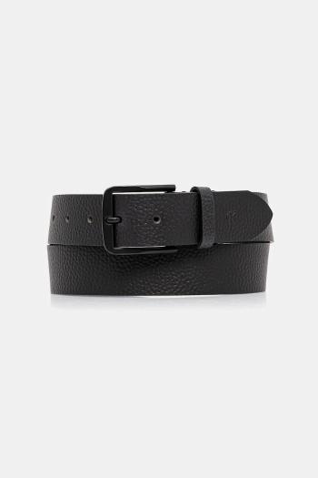 Kožený opasok Calvin Klein čierna farba, LV04G7022G