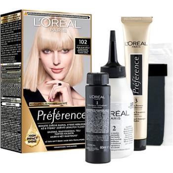 LORÉAL PARIS Feri Préférence 102 veľmi veľmi svetlá blond dúhová (3600521434772)