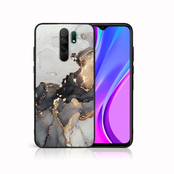 MY ART Silikónový obal Xiaomi Redmi 9 GREY MARBLE (140)