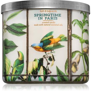 Bath & Body Works Springtime In Paris vonná sviečka 411 g