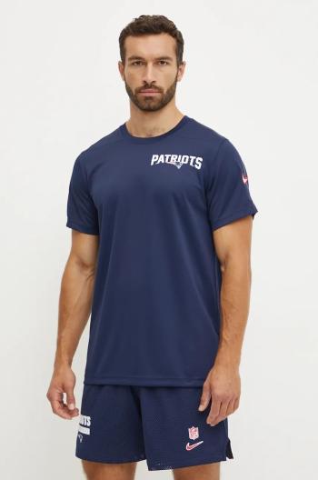 Tréningové tričko Nike New England Patriots tmavomodrá farba, s potlačou, 02ES-044P-8K-K0Z