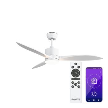 Klarstein SkyBreeze Smart istropný ventilátor, Vnútorné i vonkajšie použitie, Inteligentné ovládanie, IP44, 40 dB
