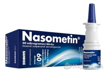 Nasometin 50 mikrogramov/dávku aer.nau. 1 x 10 g/60 dávok