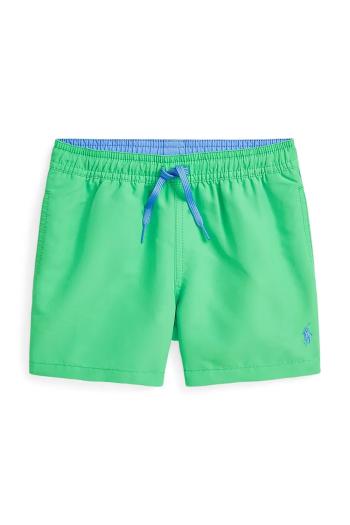 Detské plavkové šortky Polo Ralph Lauren zelená farba, 322957810007