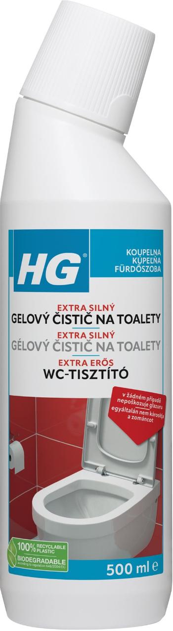 WC gel HG Extra silný čistič na toalety 500 ml