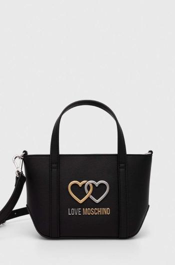 Kabelka Love Moschino čierna farba, JC4074PP1LL1000A