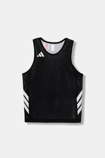 Detský top adidas Originals čierna farba, s nášivkou, JM5134