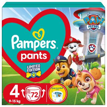 PAMPERS Active Baby Pants Paw Patrol Plienky nohavičkové vel. 4, 72 ks