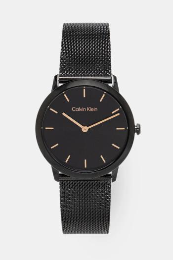 Hodinky Calvin Klein dámske, čierna farba, 25300002