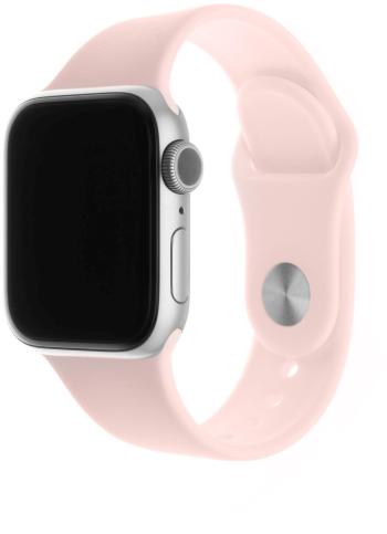 Szíj FIXED Silicone Strap SET Apple Watch 38 / 40 / 41mm - rózsaszín