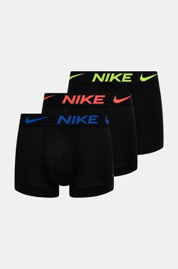 Boxerky Nike 3-pak pánske, čierna farba, 0000KE1156