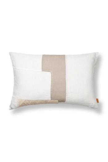 Dekoračný vankúš ferm LIVING Part biela farba