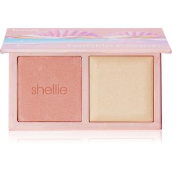 Benefit Twinkle Beach Blush & Highlighter Duo Palette multifunkčná paleta