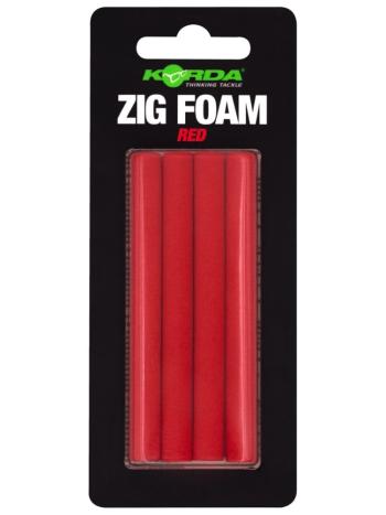 Korda penové valčeky zig foam - červená