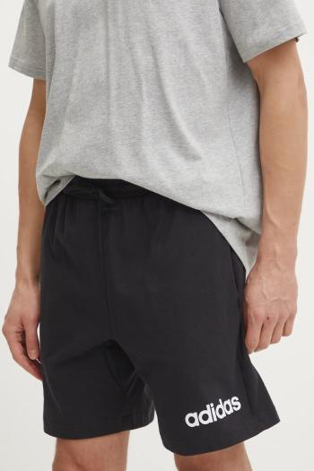 Šortky adidas Essentials Linear pánske, čierna farba, JE9012