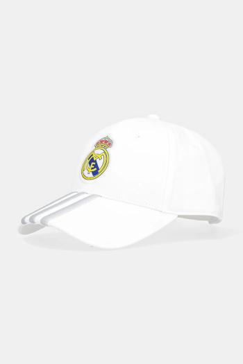 Bavlnená šiltovka adidas Performance REAL MADRID biela farba, JX1635