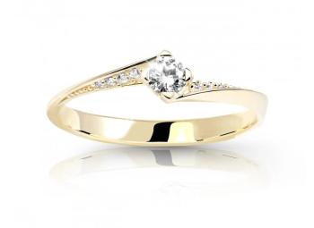 Cutie Diamonds Luxusný prsteň zo žltého zlata s diamantmi DZ6710-2101-10-X-1 54 mm