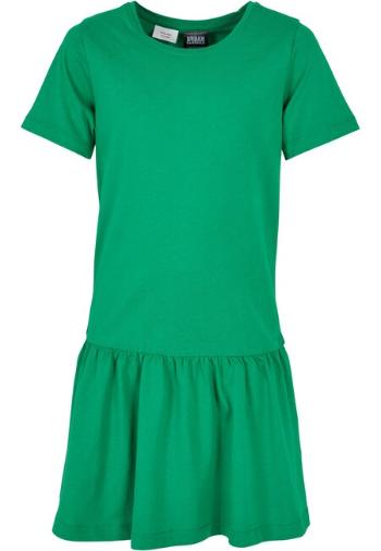 Urban Classics Girls Valance Tee Dress bodegagreen - 122/128