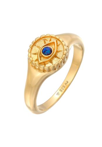 ELLI Gyűrűk 'Evil Eye'  kék / arany
