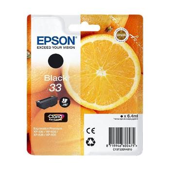 Epson T33314012, T33 čierna (black) originálna cartridge