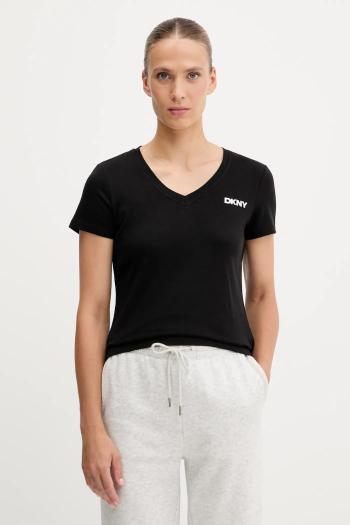 Tričko Dkny dámske, čierna farba, DP5T1335