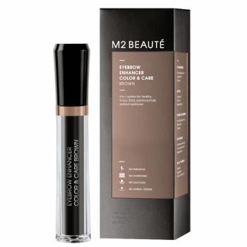 M2 Beauté Gél na obočie 4 v 1 (Eyebrow Enhancer Color & Care) 6 ml Brown