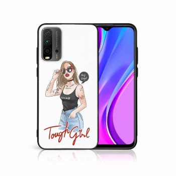 MY ART Ochranný obal Xiaomi Redmi 9T TOUGH GIRL (131)