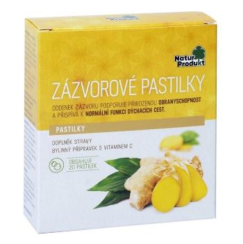 NATURPRODUKT Zázvorové pastilky 20 kusov