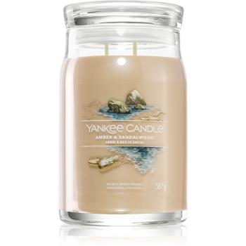 Yankee Candle Amber & Sandalwood vonná sviečka 567 g