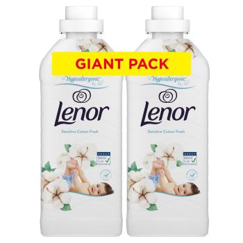 LENOR aviváž Cotton fresh 2 x 1200 ml