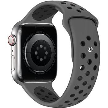 Eternico Sporty na Apple Watch 38 mm/40 mm/41 mm  Deep Black and Gray (AET-AWSP-BlGr-38)