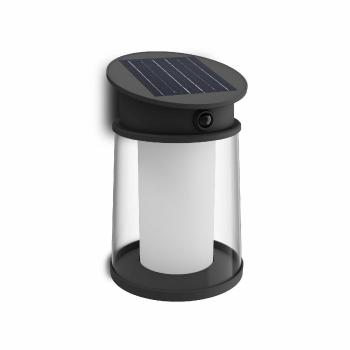 Philips Juda UltraEfficient solárne LED svietidlo so senzorom čierna, 3,2 W, 500 lm, 4000 K