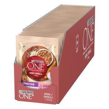 26x85g PURINA ONE Mini Sensitive nedves kutyatáp