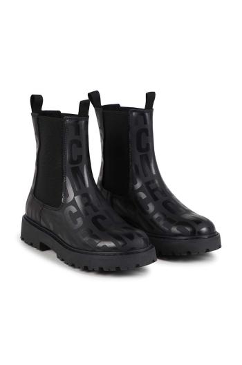 Detské čižmy Marc Jacobs čierna farba, W60333