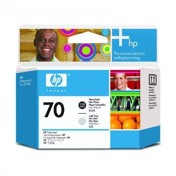 HP C9407A - originálna tlačová hlava HP 70, svetlo sivá