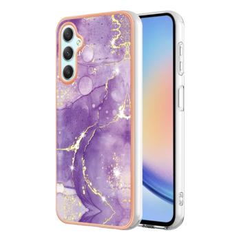 IMD MARBLE Ochranný kryt pre Samsung Galaxy A25 5G PURPLE