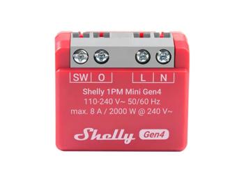 Smart Switch SHELLY 1PM Mini Gen4 WiFi Zigbee Bluetooth Matter
