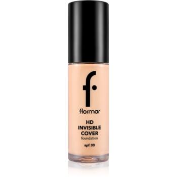 flormar HD Invisible Cover Foundation ľahký make-up s rozjasňujúcim účinkom SPF 30 odtieň 040 Light Ivory 30 ml