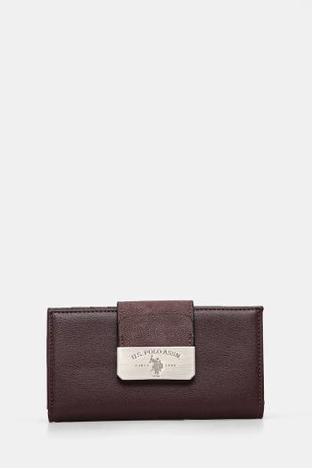 Peňaženka U.S. Polo Assn. Romantic dámska, fialová farba, WIUR08428WVP