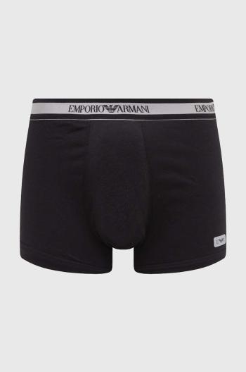 Boxerky Emporio Armani Underwear pánske, čierna farba