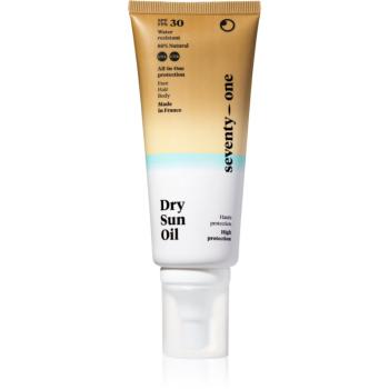 SeventyOne Dry Sun Oil SPF30 ochranný suchý olej na opaľovanie na tvár, telo a vlasy SPF 30 100 ml