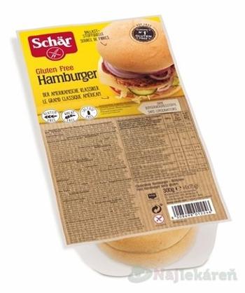 Schär ŽEMLE HAMBURGER, bezgluténové pečivo, 300g